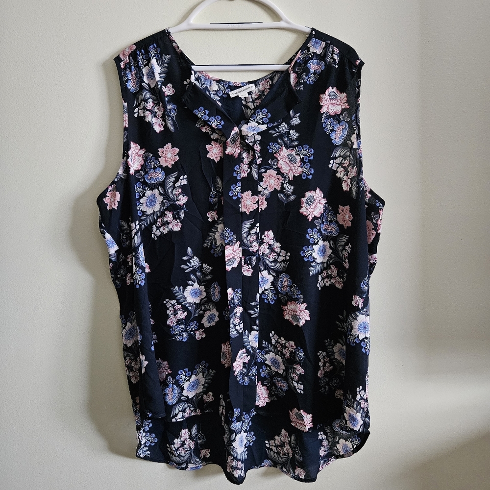 ⭐️HOST PICK⭐️ Women's Plus Size Floral Blouse Top 3X - Warehouse One